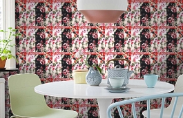 Обои VP3001 фото в интерьере кухни превью