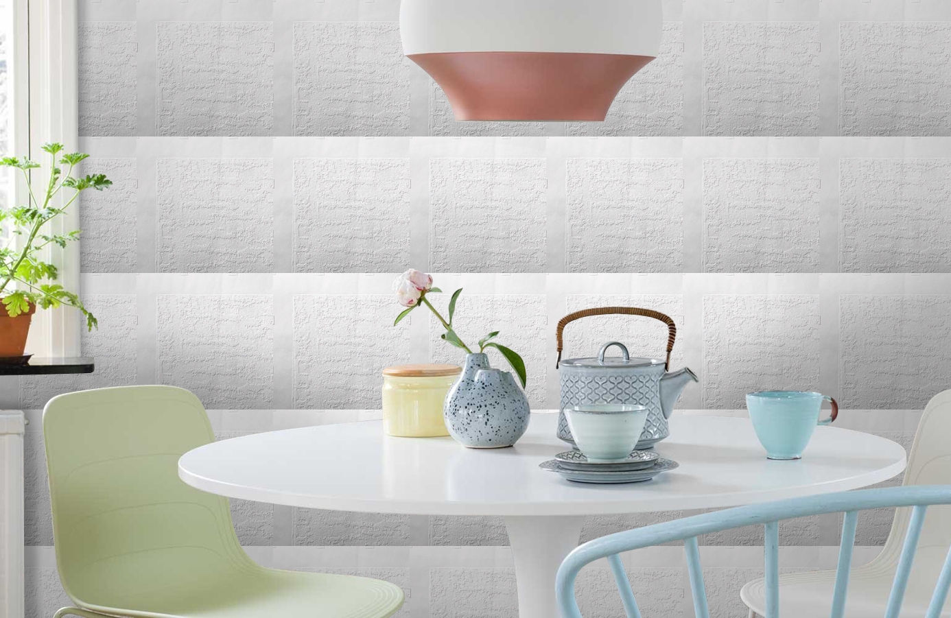 Обои 1882 фото в интерьере кухни