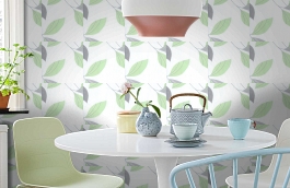 Обои 55322 фото в интерьере кухни превью