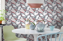 Обои 55608 фото в интерьере кухни превью