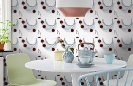 Обои 55619 фото в интерьере кухни превью