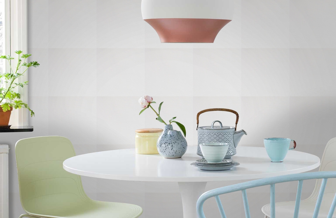 Обои 9449 фото в интерьере кухни