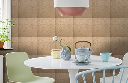 Обои 075891 фото в интерьере кухни превью