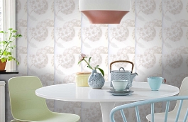 Обои 1936-076 фото в интерьере кухни превью