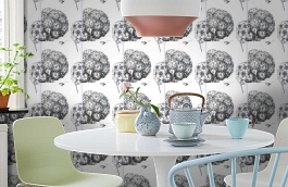 Обои 1936-901 фото в интерьере кухни превью