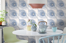 Обои 1938-705 фото в интерьере кухни превью