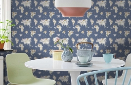 Обои 210910 фото в интерьере кухни превью