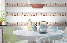 Обои 245424 фото в интерьере кухни превью