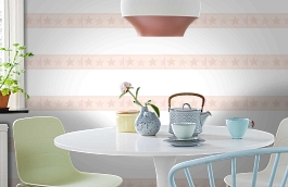 Обои 245707 фото в интерьере кухни превью