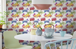 Обои 272901 фото в интерьере кухни превью