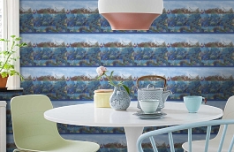 Обои 290004 фото в интерьере кухни превью