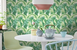 Обои 535648 фото в интерьере кухни превью