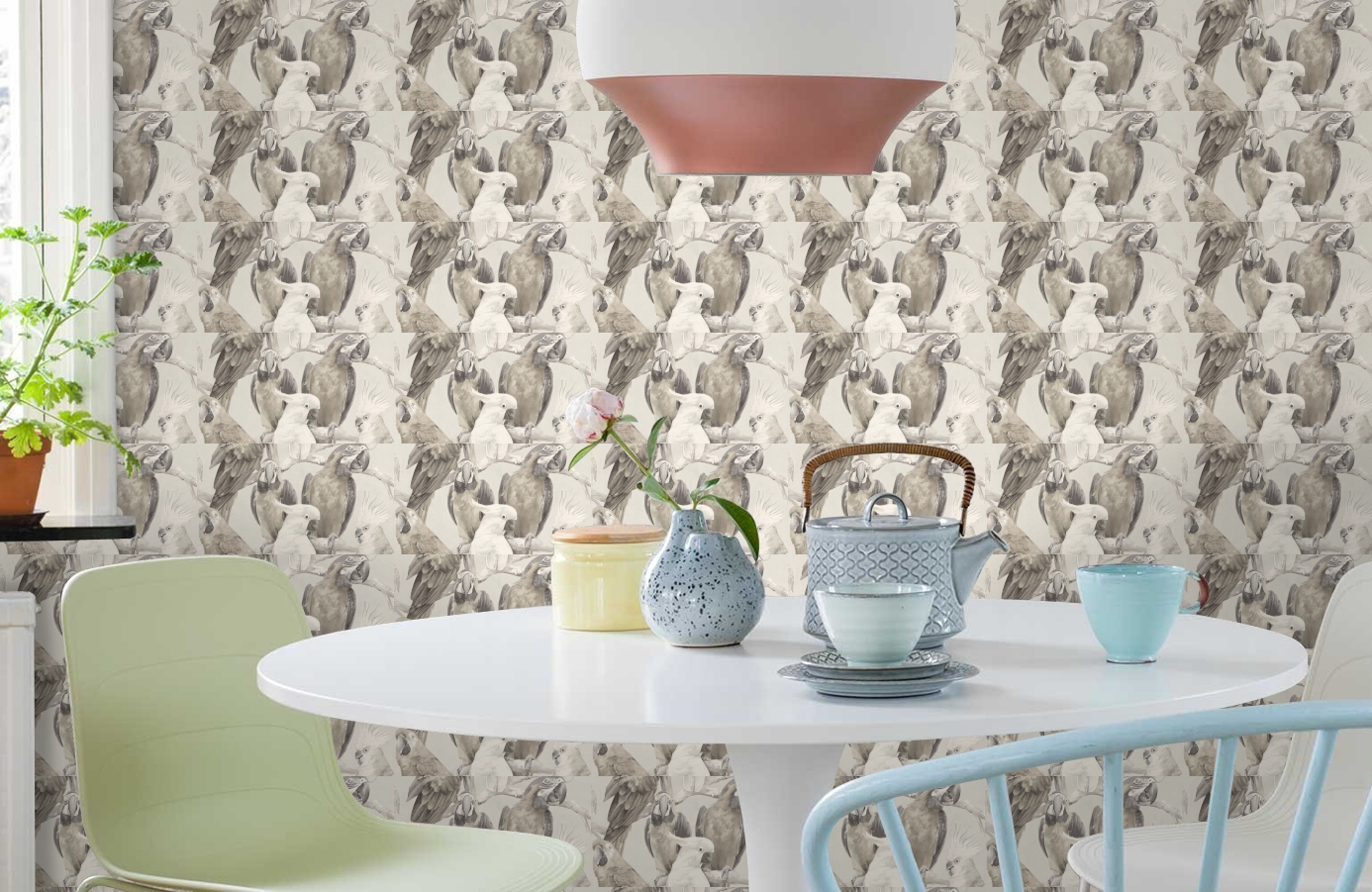 Обои 803105 фото в интерьере кухни