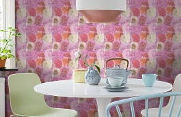 Обои 855814 фото в интерьере кухни превью