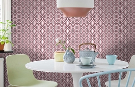 Обои 1961-6 фото в интерьере кухни превью