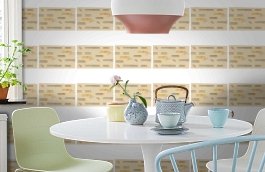 Обои 2004-3 фото в интерьере кухни превью