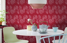 Обои 2031-8 фото в интерьере кухни превью