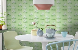 Обои 4909-5 фото в интерьере кухни превью