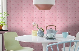 Обои 4911-1 фото в интерьере кухни превью