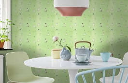 Обои 4915-4 фото в интерьере кухни превью