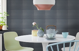 Обои 5167-1 фото в интерьере кухни превью