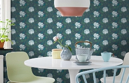 Обои 5234-1 фото в интерьере кухни превью