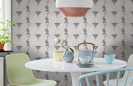 Обои 5240-1 фото в интерьере кухни превью