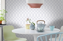 Обои 5256-3 фото в интерьере кухни превью