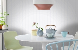 Обои 5258-1 фото в интерьере кухни превью