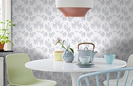 Обои 5260-1 фото в интерьере кухни превью