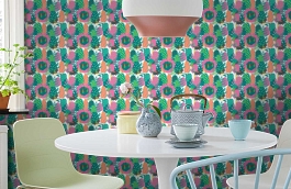 Обои 5262-2 фото в интерьере кухни превью