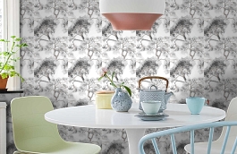 Обои 5268-2 фото в интерьере кухни превью