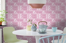 Обои 5348-3 фото в интерьере кухни превью