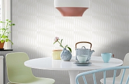 Обои 5353-4 фото в интерьере кухни превью