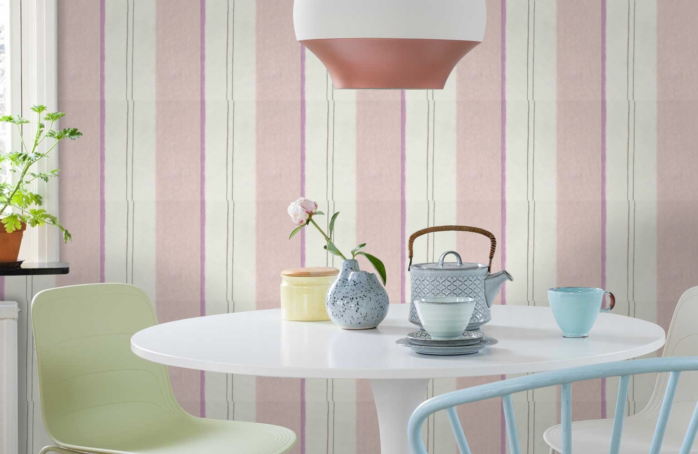 Обои 72250206 фото в интерьере кухни