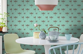 Обои ТА20304 фото в интерьере кухни превью