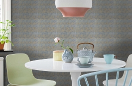 Обои BER602 фото в интерьере кухни превью