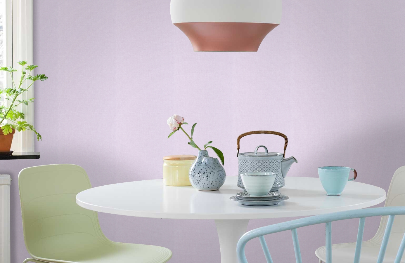 Обои 68525474 фото в интерьере кухни