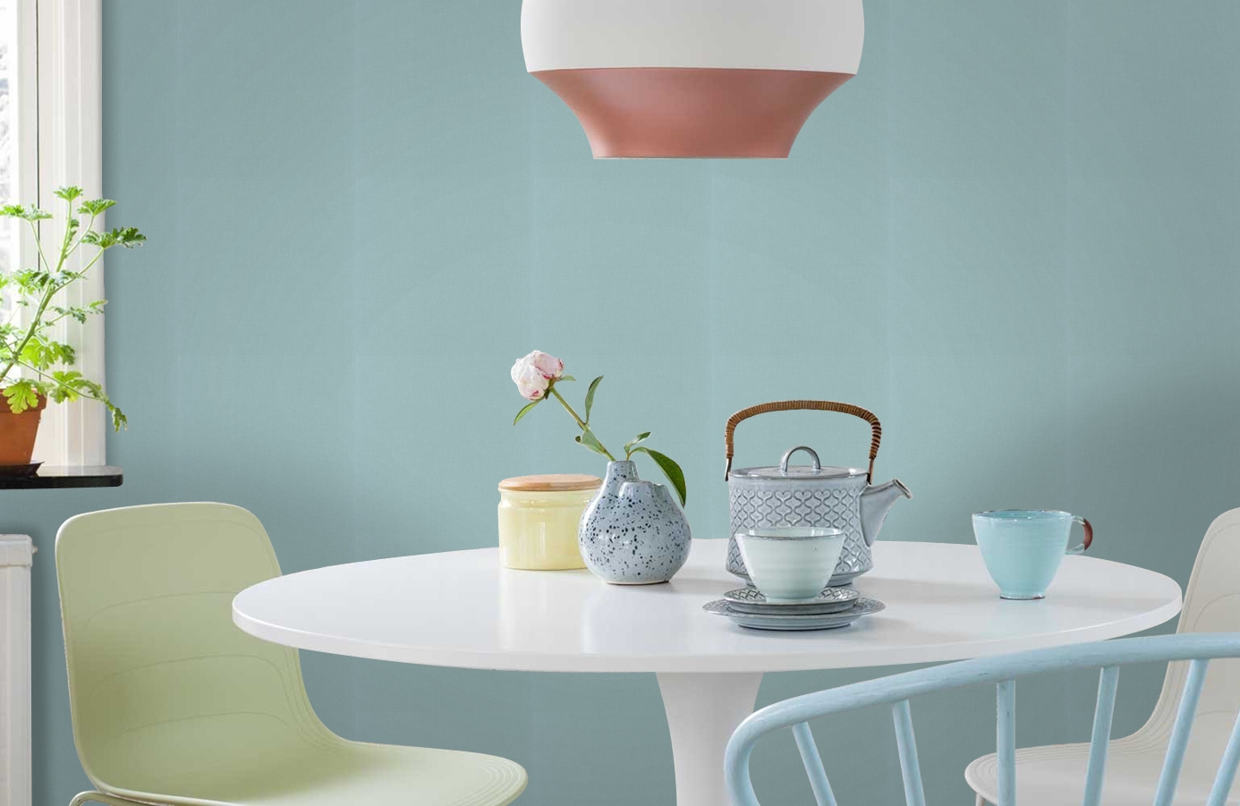 Обои 68526066 фото в интерьере кухни