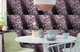 Обои 1328-57 фото в интерьере кухни превью