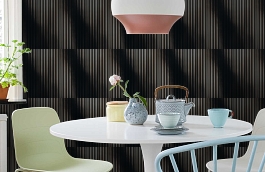 Обои 1333-28 фото в интерьере кухни превью