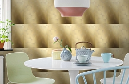 Обои 1769-12 фото в интерьере кухни превью