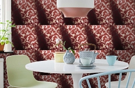 Обои 1771-17 фото в интерьере кухни превью