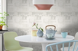 Обои Augustus Pencil AG02 фото в интерьере кухни превью