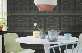 Обои Augustus Stone AG01 фото в интерьере кухни превью