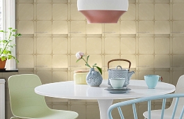 Обои Colonial Ivory CO02 фото в интерьере кухни превью