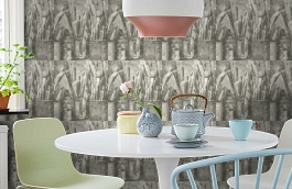 Обои Paintbox B Sepia PBX3B фото в интерьере кухни превью