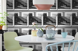 Обои Studio B Gray фото в интерьере кухни превью