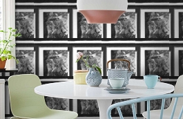 Обои Studio B Neutral фото в интерьере кухни превью