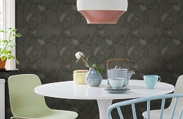 Обои 108006 фото в интерьере кухни превью